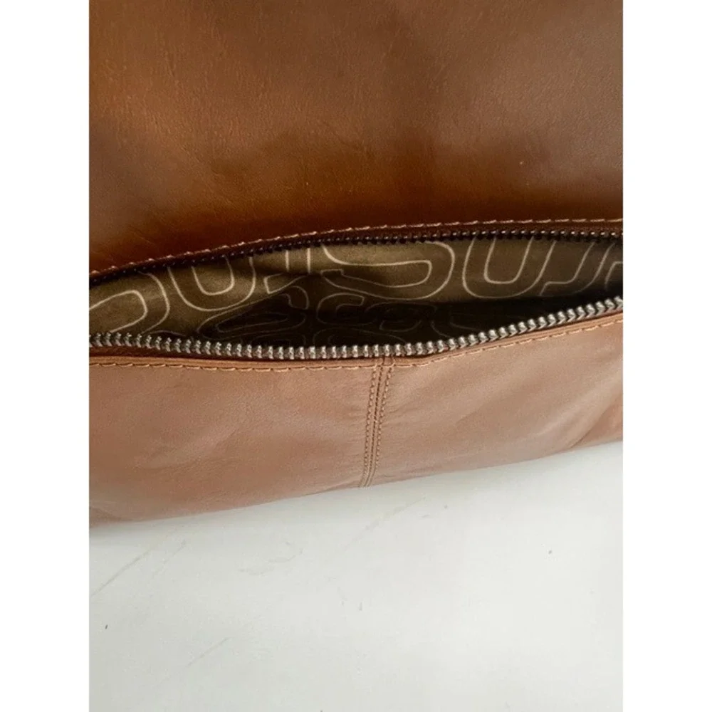 Spikes & Sparrow Shoulder Bag Women Medium Cognac Brown Good Leather Zip Satchel